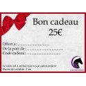 Bon cadeau de 25€