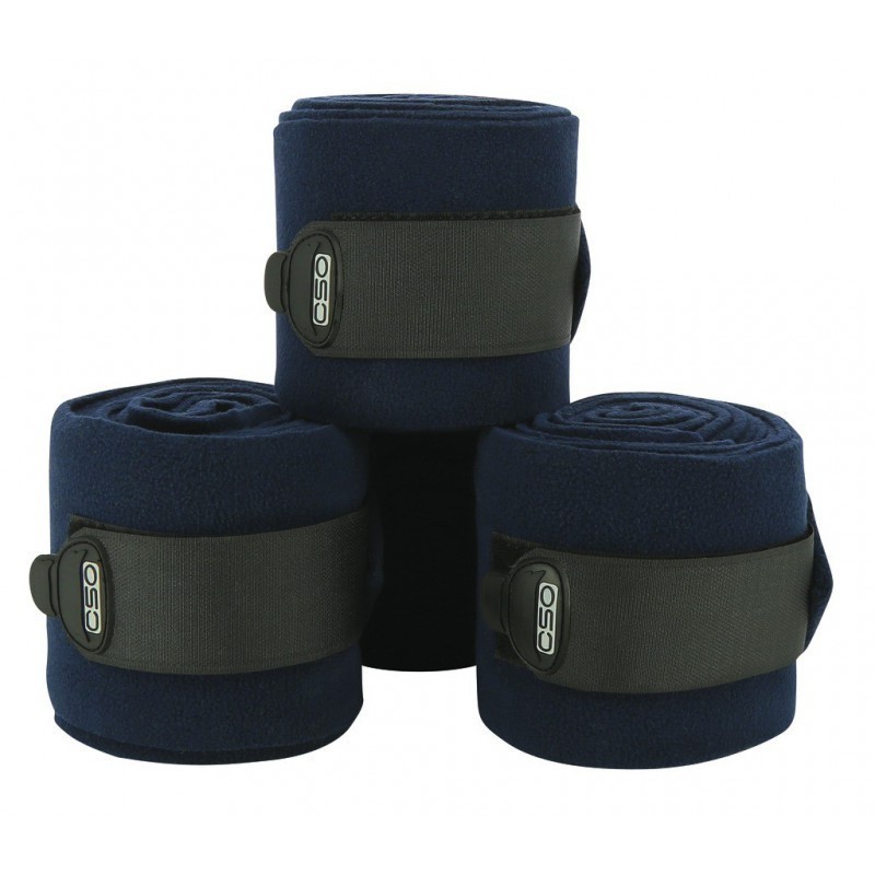 Bandes de polo C.S.O ajustables - Bleu marine