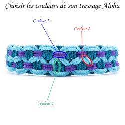 Collier pour chien personnalisable Aloha