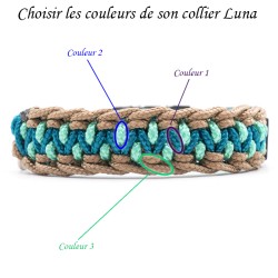 Collier pour chien personnalisable Luna