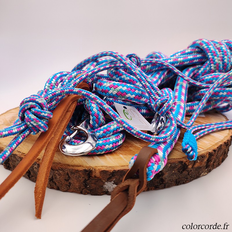 Licol corde taille Cob + longe 7m + longe 3m70